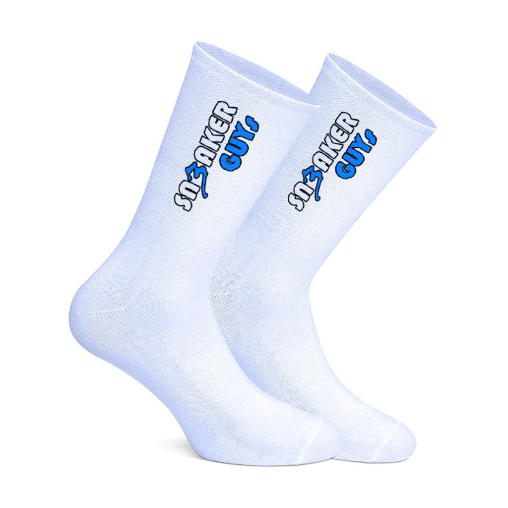 Sneaker Guys – White And Blue Sports Socks