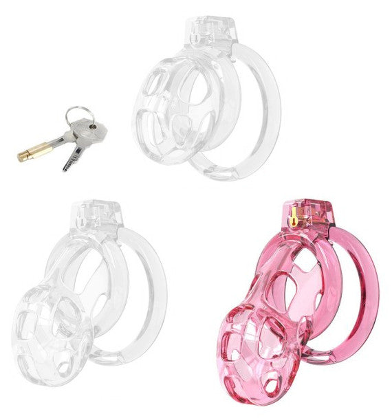 Cage De Chasteté Lock Cobra – Premium Pink Chastity Device