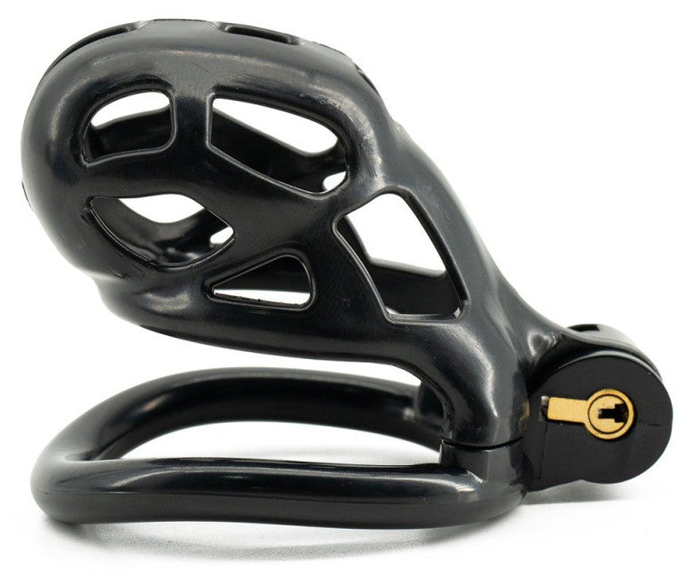 Black Robat Cage L – Premium Intimate Holder 6.5 X 3.7 Cm
