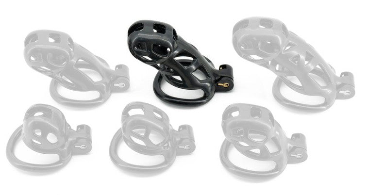 Black Robat Cage Xxl – Premium Masturbator 10 X 3.7 Cm