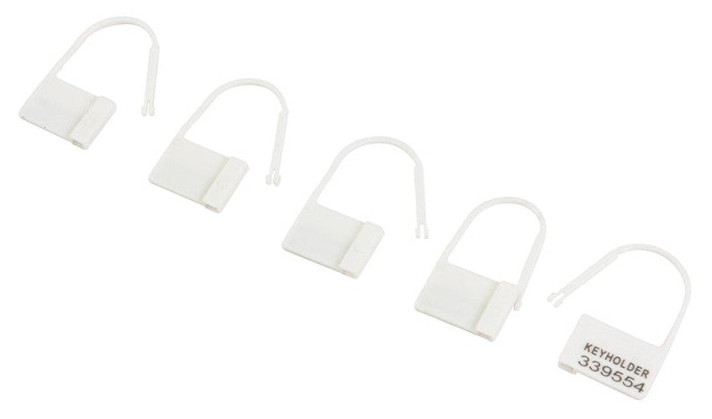 White Lockable Padlocks – Numbered Set Of 5