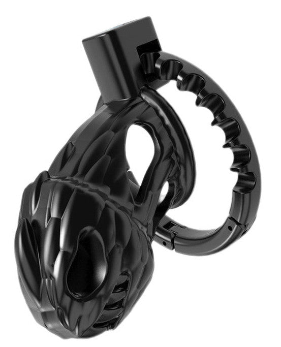 Dinocock Cage – Premium Black Penis Cage 10 X 3.7 Cm