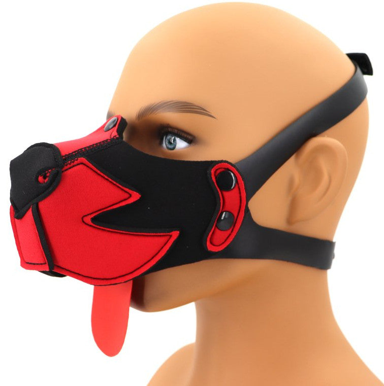 Muz Puppy - Black And Red Dog Muzzles For Wearing