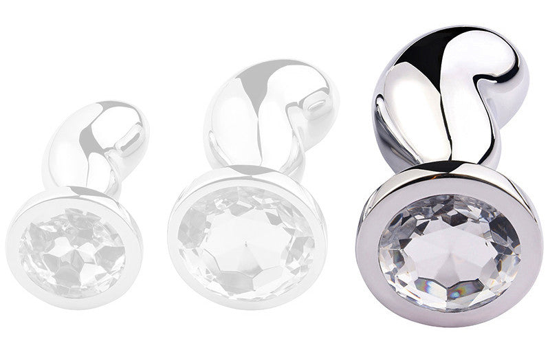Plug Bean Silver – Premium Anal Accessory 9 X 3.5 Cm