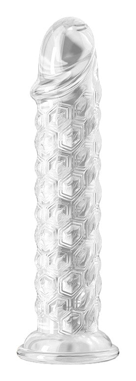 Gode hexa Clear – Premium Transparent Masturbator 17 Cm