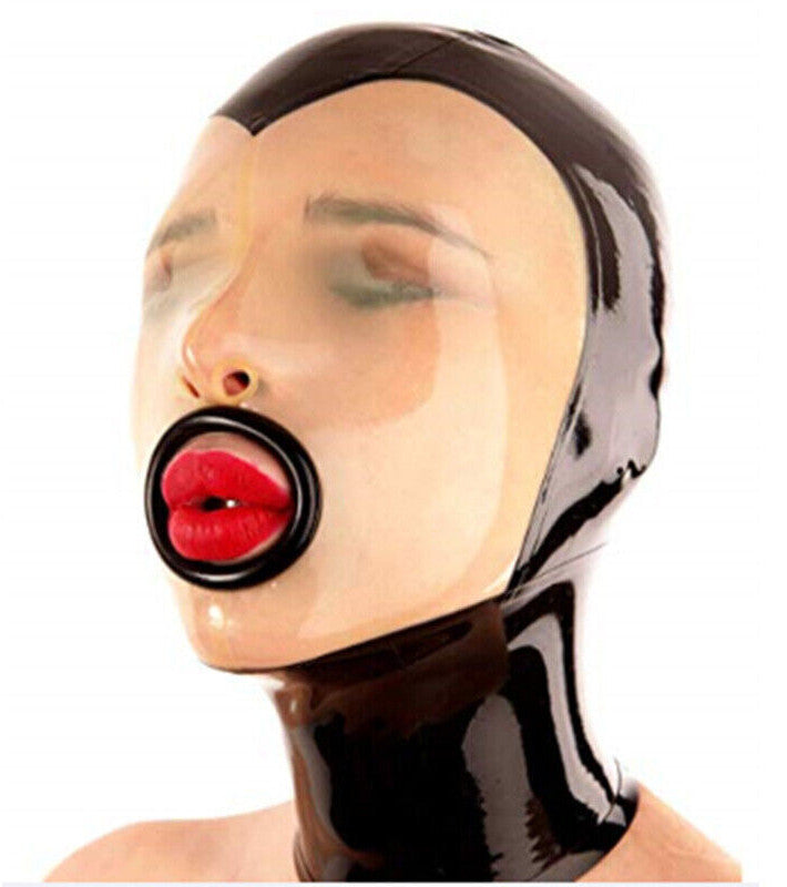 Black-transparent Face Shield – A Sensual Accessory For Intimate Experiences