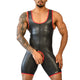 Xrub Sex Suit Neoprene Open Front And Back Black-red