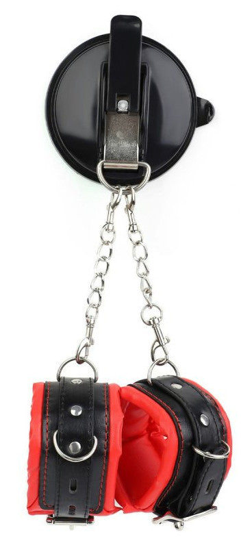 Strongcup - Red Handcuff With Suction Cup