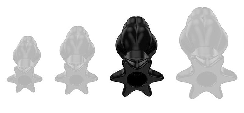 Black Starass Tunnel Plug L – Premium Anal Accessory 10 X 6 Cm