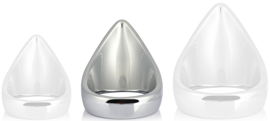 Penis Ring In Metal Disc Shape With An Inner Diameter Of 43 Mm In Chrome Color