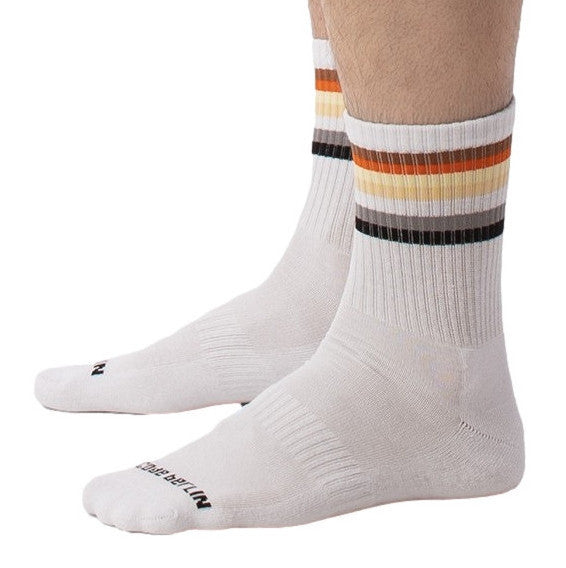 Bear Flag Fetish – Stylish White Half Socks