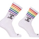 Love Is Love White Training Socks