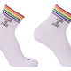 Love Is Love Thin Socks In White