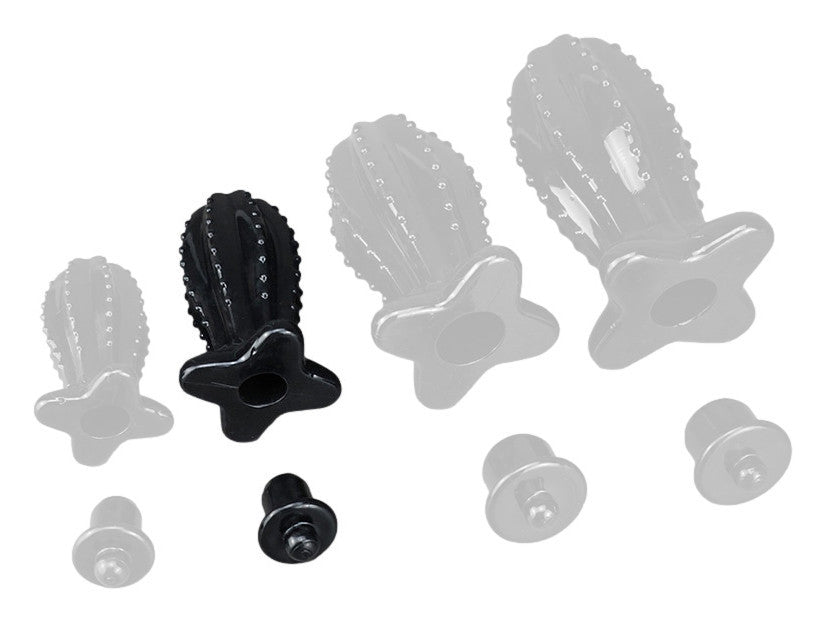 Earring Plug With Cactus Ending 8.5x4.5 Cm