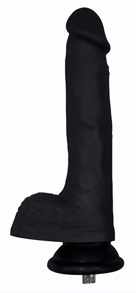 Silicone Dildo Textured Surface 15 X 3.7 Cm Black
