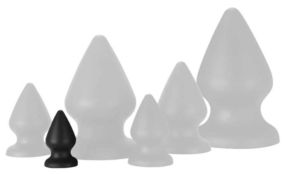 Plug Icon Noir S – Elegante plug anale premium 6x4 cm