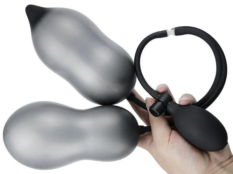 Dualass Inflatable Double Plug 7.5x2.5 Cm