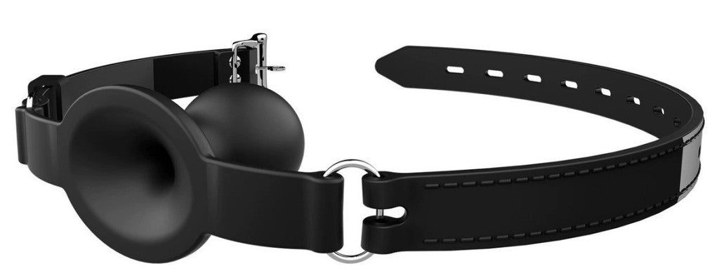 Silicone Strap Ball Mouthpiece With Hole Design