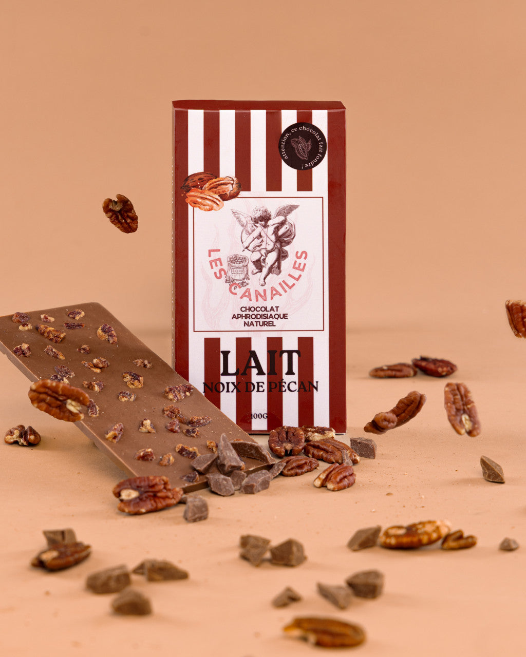 Appetite Enhancer Chocolate - Pecan Milk Chocolate 100g