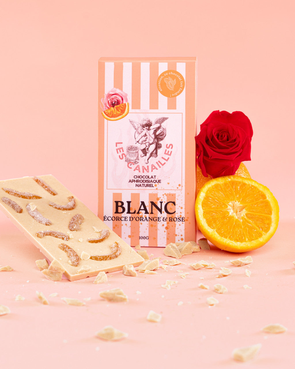 Desire-enhancing Chocolate - Orange & Rose Peel – 100g