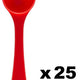 25 Red Spoons - 6g Serving