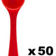 Red Tablespoons Package - 50 Pcs 6g Serving Size