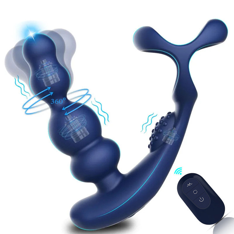 Rotopito Vibrating Dildo And Ball Puller 10x3.3 Cm