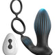 Testix Anal Plug Vibrating Ribbed Usb Rechargeable 8 Cm Black