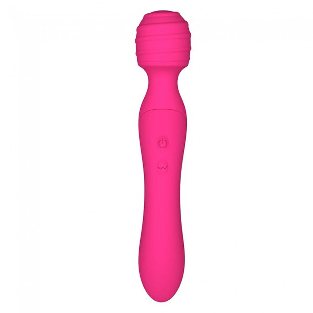 Twist Vibrator Dual Motor 8 Modes 22 Cm Pink