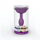 Open Roses Anal Plug Ergonomic Silicone Waterproof S Purple