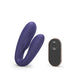 Match Up Vibrator Double Penetration Remote Control Flexible Neck 9 Cm Indigo Blue