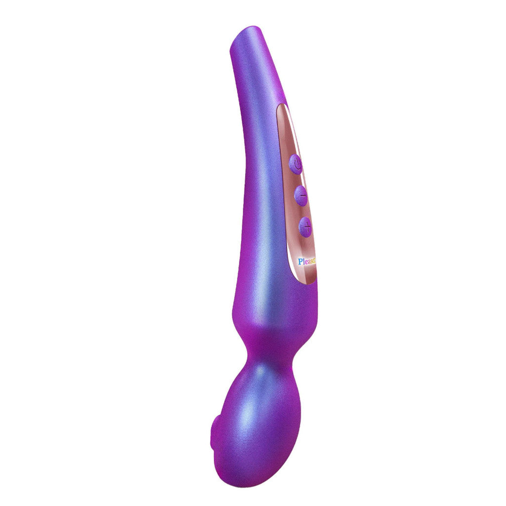 Pleaser Vibrator Circular Stimulation 5 Modes 8 Intensities Ipx7 Waterproof In Colors
