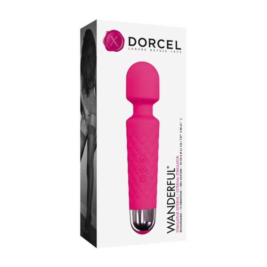 Wanderful Wand Massager 8 Speeds 10 Modes 20 Cm Magenta