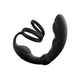 P-ring Penis Ring Vibrating Remote Control Double Massage Prostate Stimulator Black