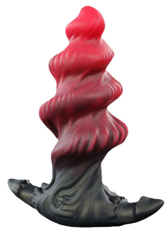 Analplug Spiralform 17 cm Rot