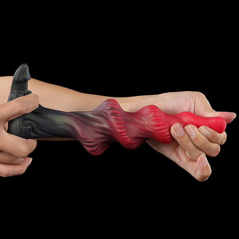 Analplug Spiralform 17 cm Rot