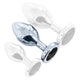 Flowersex Anal Plug Oval Smooth Surface 8 Cm Black