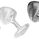 Anal Plug Conical Shape Textured Aluminum With Blue Base 7 X 4.3 Cm