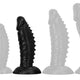 Pirlik Dildo Coated Textured 23 Cm 7.5 Cm Pvc Black