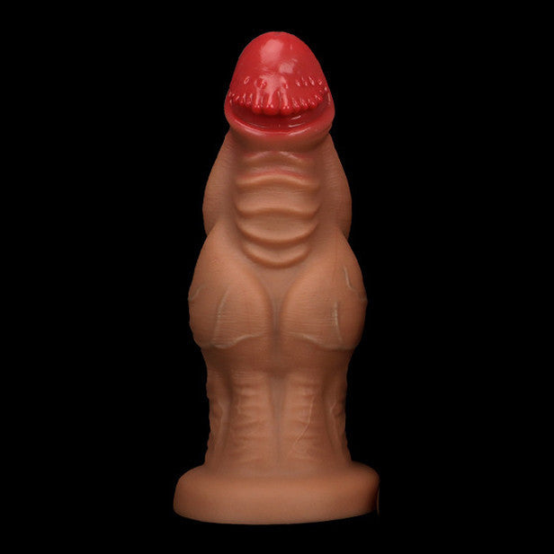 Tazka Dildo Suction Cup Textured 21 Cm Silicone