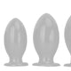 Anal Plug With Egg-shaped Suction Base 8.5 Cm Medium Size Black