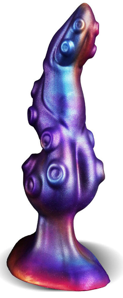 Anal Plug Silicone Textured Surface 19 Cm Black