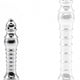 Chessenem Anal Shower Metal Textured 7 Cm Chrome