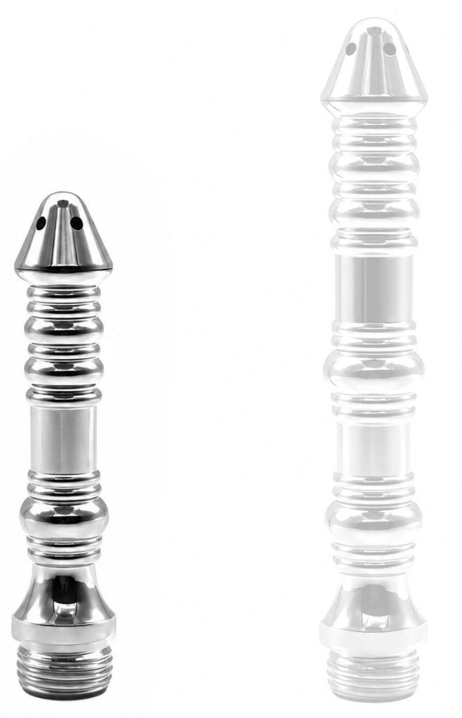 Tubema Anal Plug Textured Surface 7 Cm Chrome