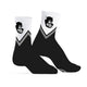 Grey Puppy Hooded Socks With Paw Print Cotton Size 39-45