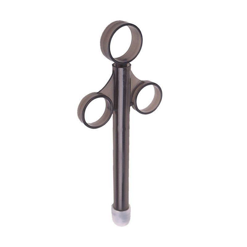 Lubricant Dispenser Dropper 2 Pcs Black Abs 10 Cm Long 1.5 Cm Diameter