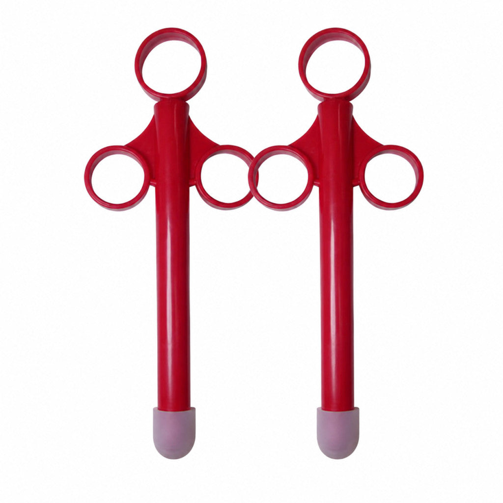 Lubricating Pipette 2 Pcs Insertable 10x1.5 Cm Red Abs
