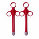 Lubricating Pipette 2 Pcs Insertable 10x1.5 Cm Red Abs