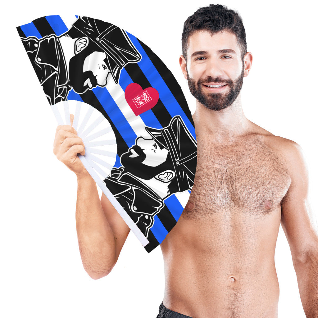 Blue Oyster Fan 64 Cm Colorful
