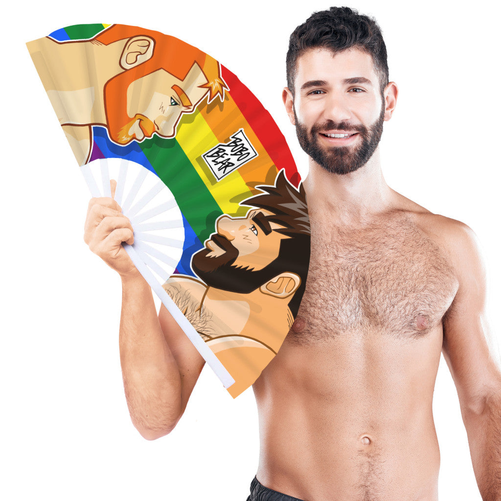 Bobo Bear Rainbow Pride Fan 64 Cm